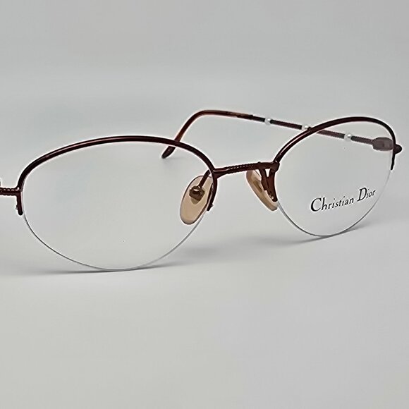 Christian Dior CD3527/J 15V Brown Pearl Semi-Rimless Eyeglasses Frame Austria - Picture 6 of 13